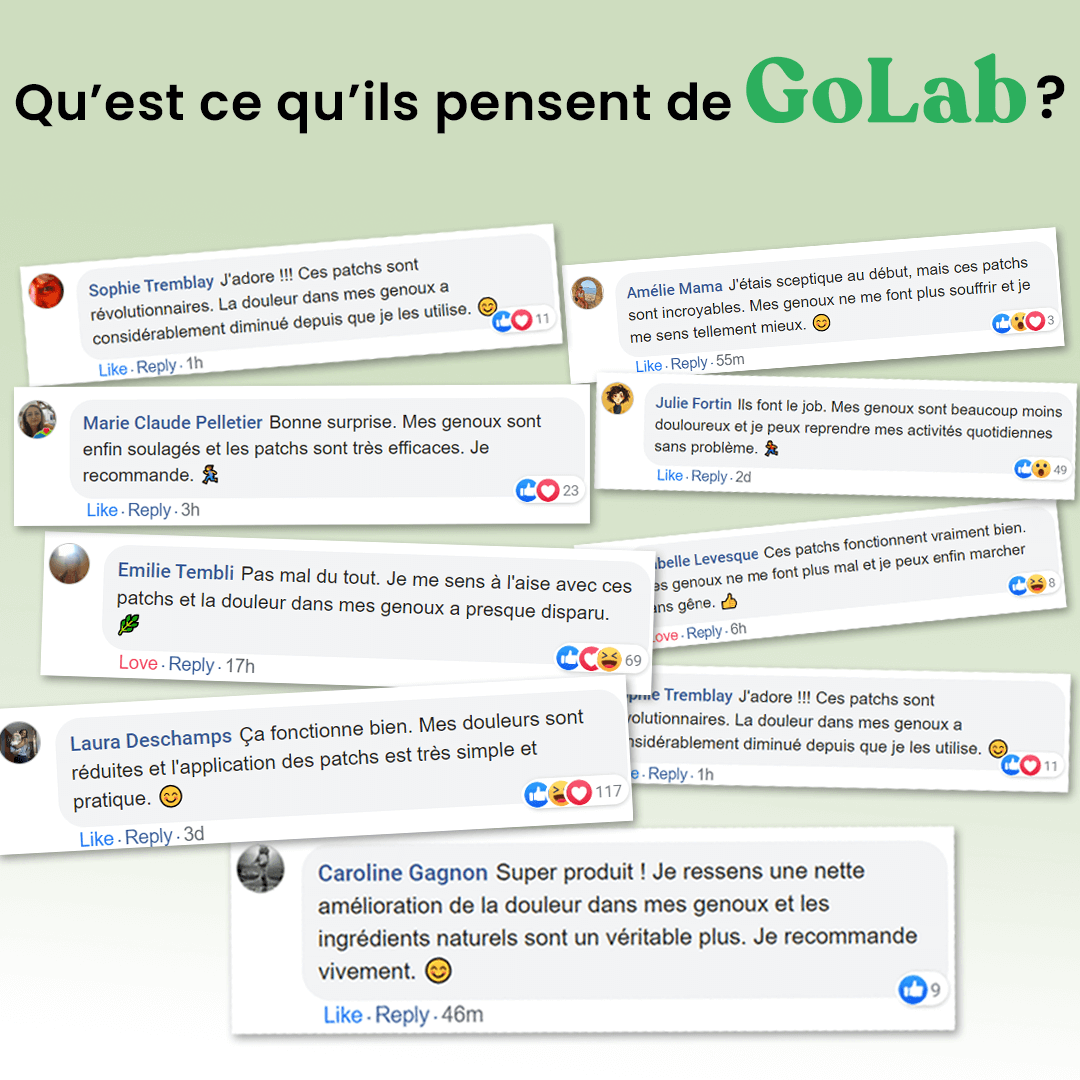 Les Patchs GoLab™ - Patchs anti-douleurs N°1 au Canada